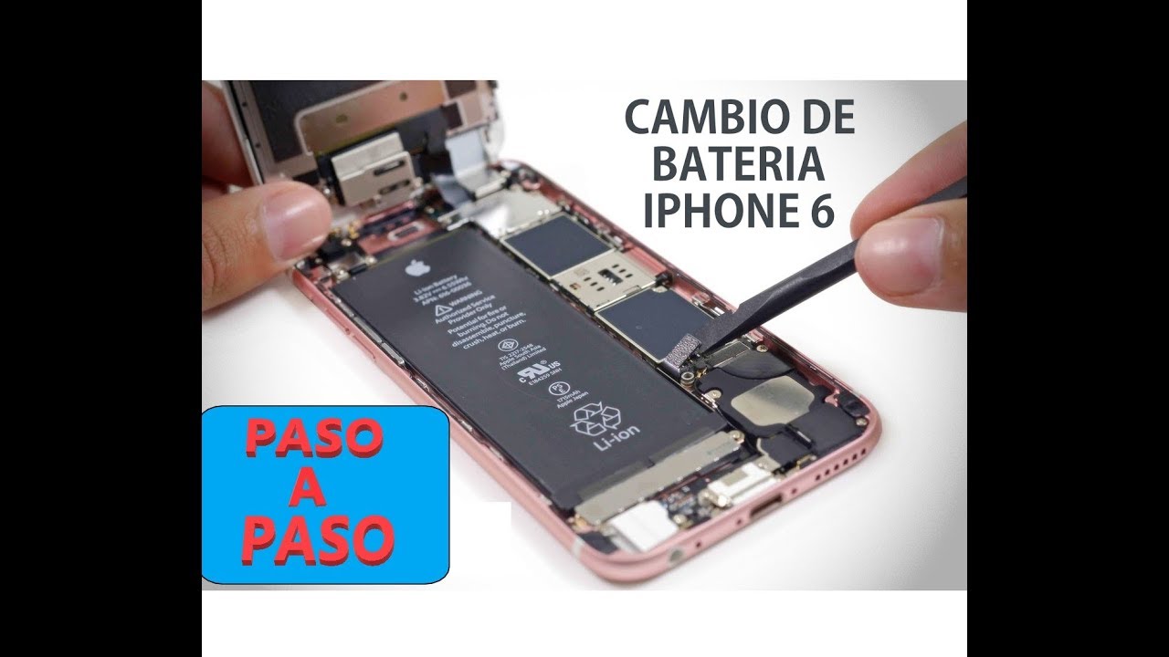 Cambiar Batería iPhone 6 Guia Paso a Paso Muy Fácil Tutorial 4youmaker Cambiar Batería iPhone 6 Guia Paso a Paso Muy Fácil Tutorial 4youmaker