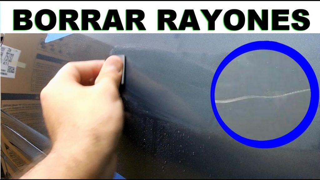 Como borrar rayones superficiales en la pintura del coche