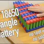 Cómo hacer una batería triangular de 52V 20Ah con celdas 18650