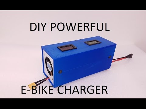 Cargador para batería de bicicletas eléctricas