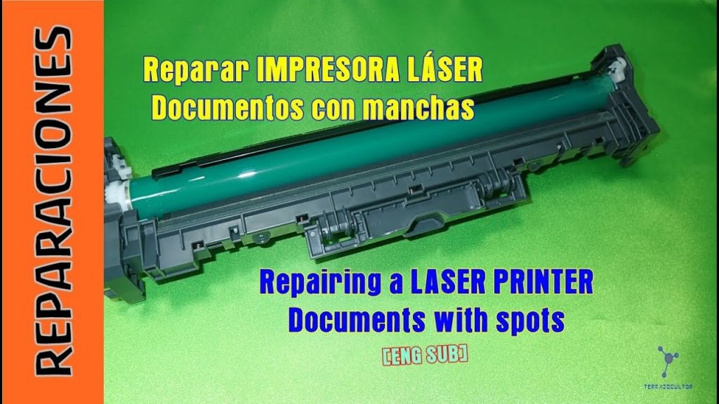 Reparar Impresora LASER. Documentos con manchas