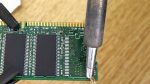 Solder 54pin ram chip with hotair only