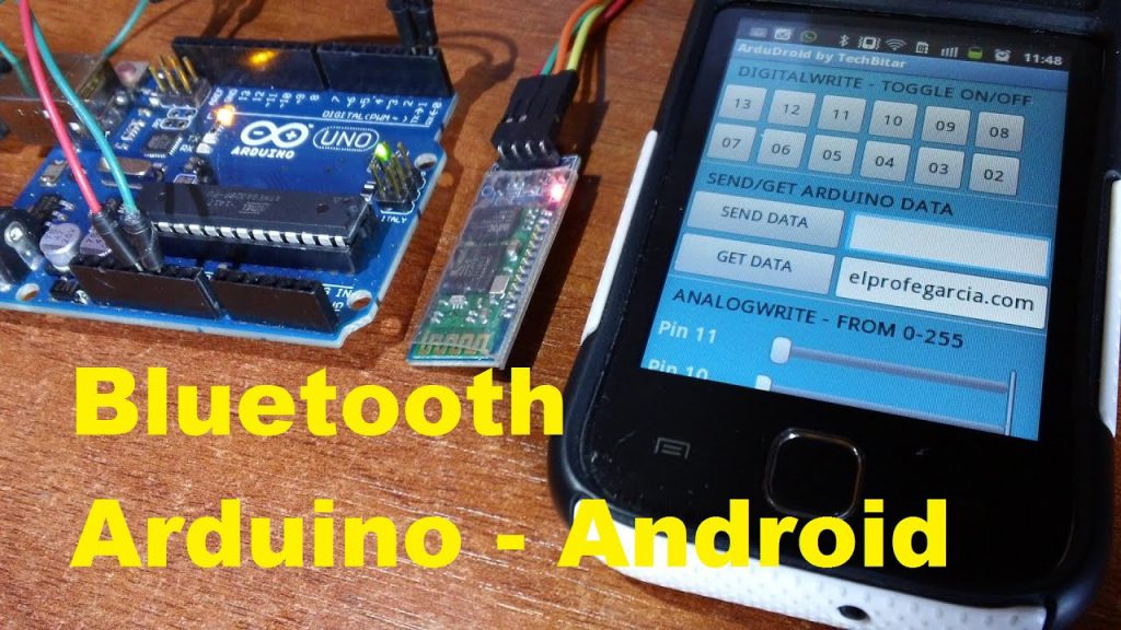 Control del Arduino desde su teléfono Android (vía Bluetooth)
