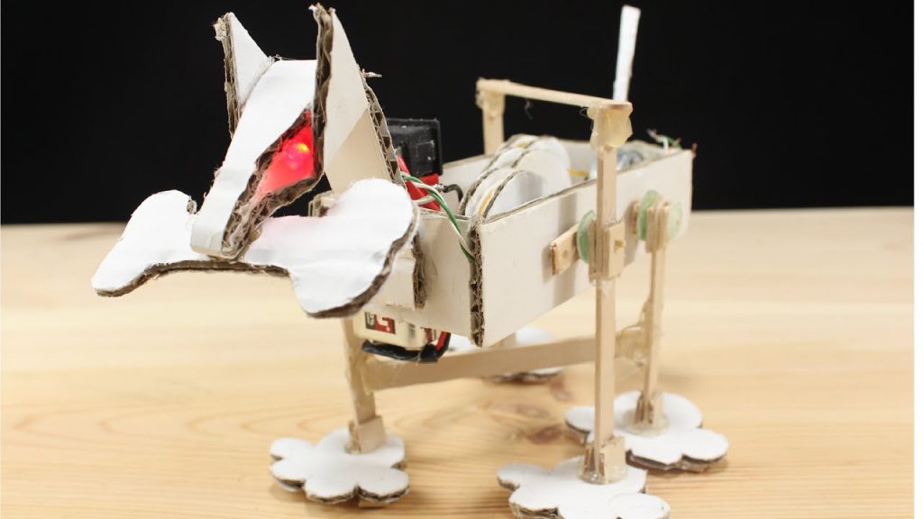 Hacer un perro robot con materiales reciclables