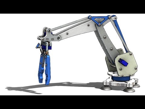 SolidWorks para brazo robótico