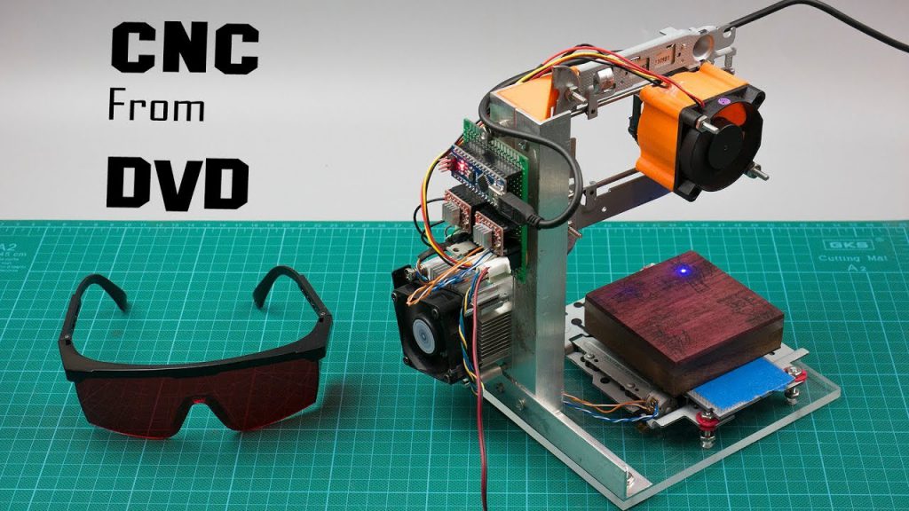 Como construir un grabador láser CNC basado en Arduino DIY de unidad