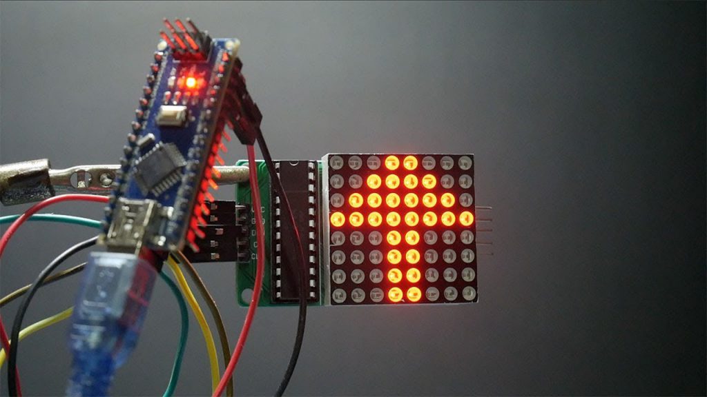 Hacer una matriz LED con Arduino Nano