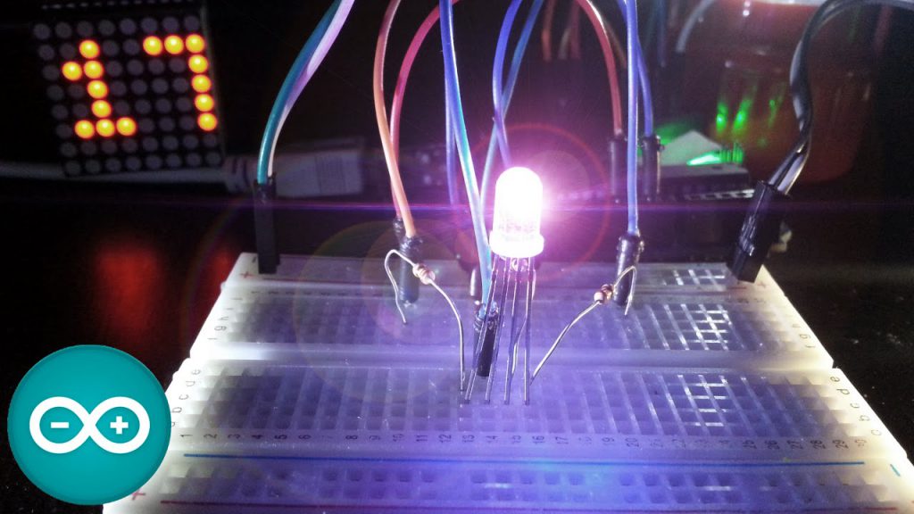 LED que cambia de color según temperatura