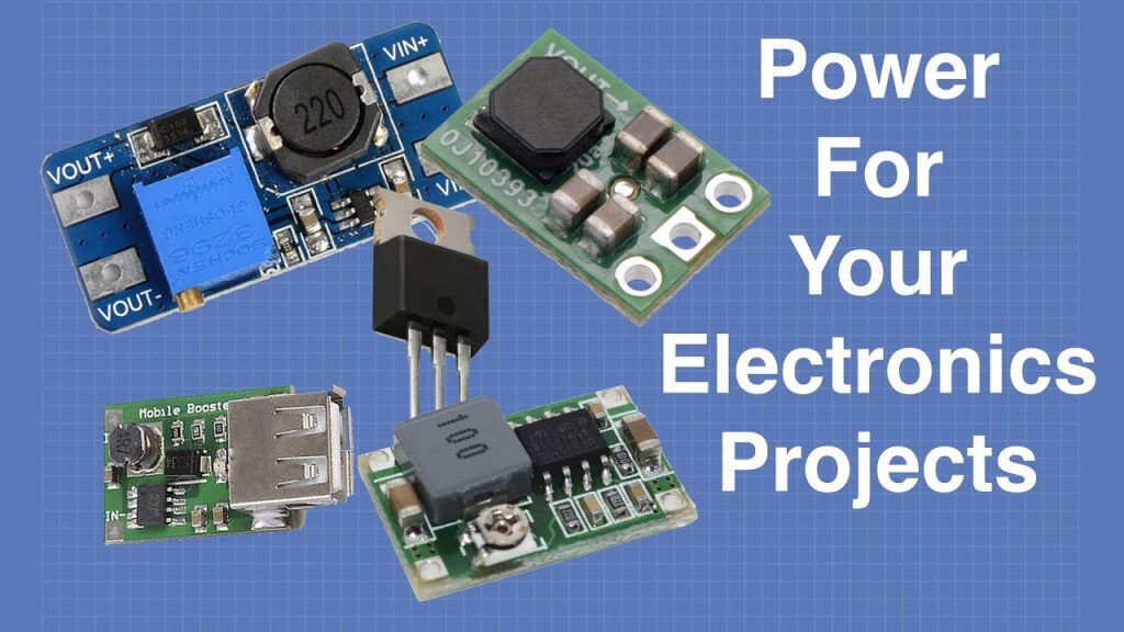 Energía para tus proyectos electrónicos: reguladores de voltaje y convertidores