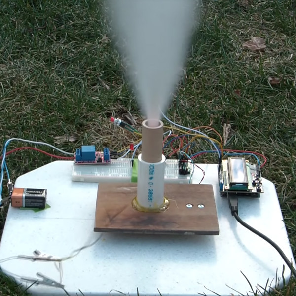 Arduino para test de potencia de motor en un cohete casero