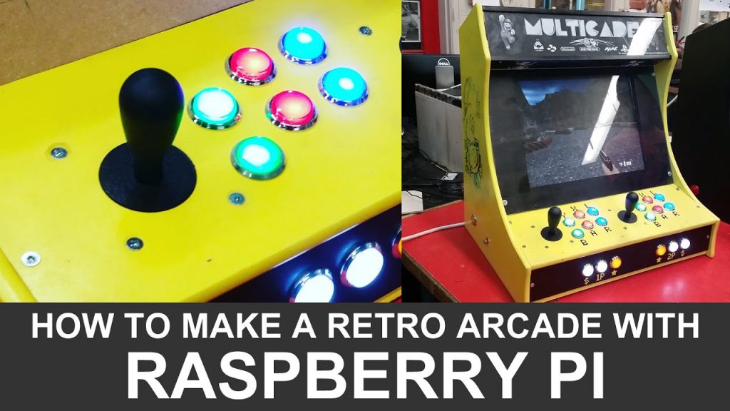 Cómo hacer un gabinete Arcade Raspberry Pi DIY!