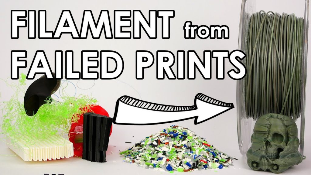 Como reciclar sus impresiones 3D erróneas y hacer nuevo filamento en casa
