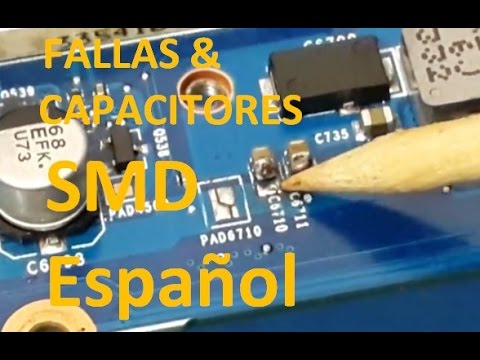 Fallas en capacitores SMD: cómo reparar estos componentes en una laptop