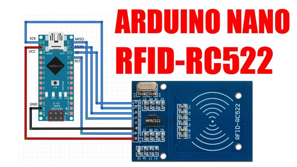 Arduino Nano + RFID-RC522