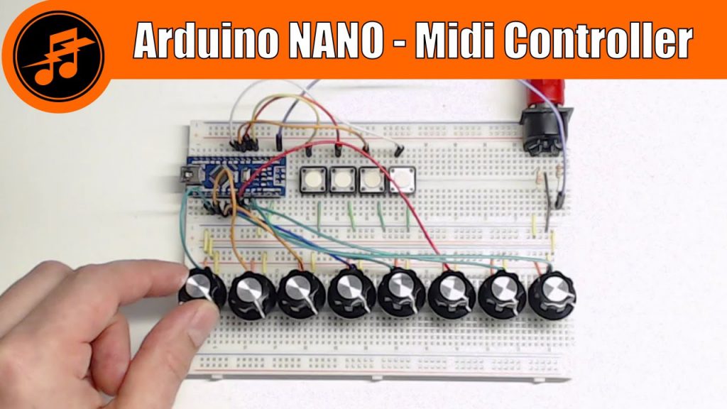 Controlador de MIDI con Arduino Nano