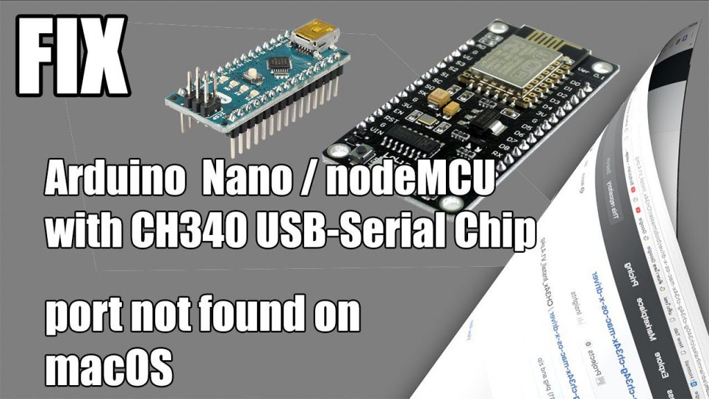Repara el puerto serie de Arduino Nano en Mac OS High sierra