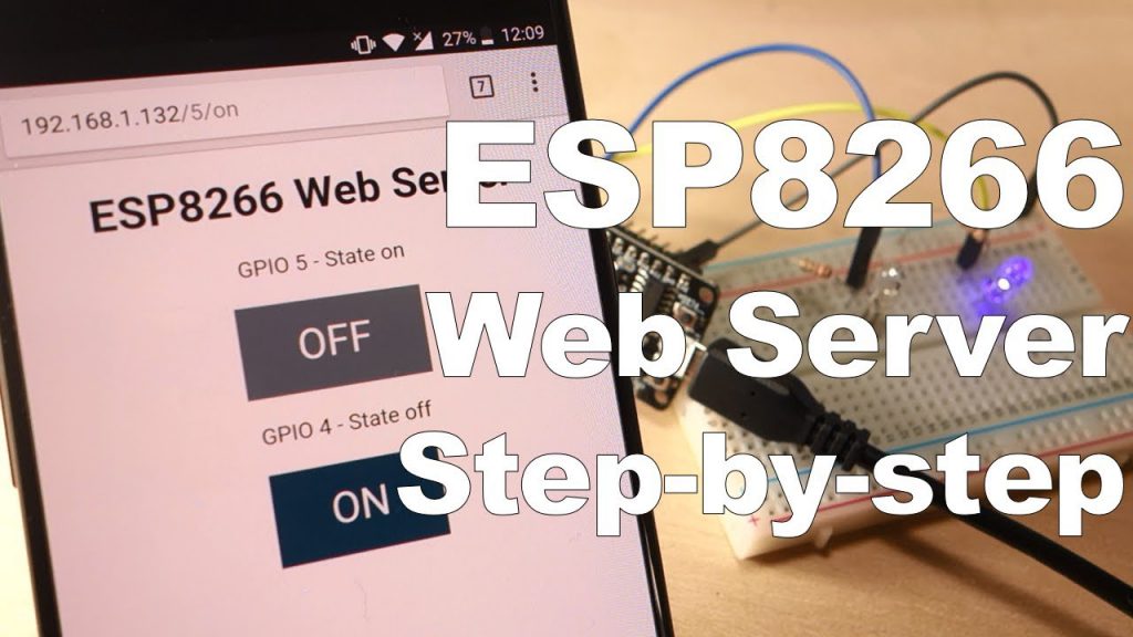 Construir un servidor web ESP8266 con Arduino IDE, con código y esquemas