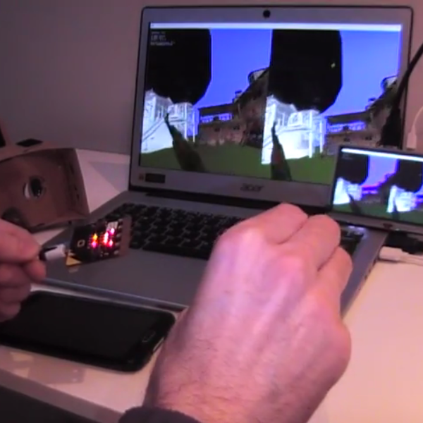 Proyecto de sistema de Realidad Virtual retro de bajo costo
