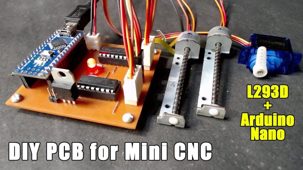 PCB DIY para Mini CNC | Arduino Nano+L293D