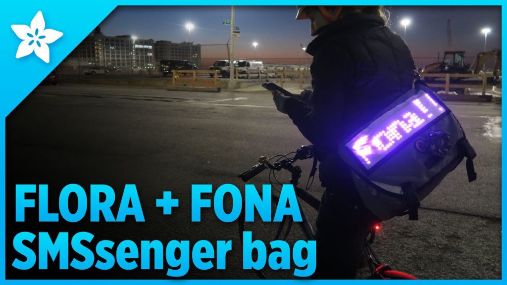 Bolso con pantalla para SMS con Flora + Fona