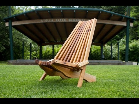 Cómo hacer una silla de jardín plegable de cedro