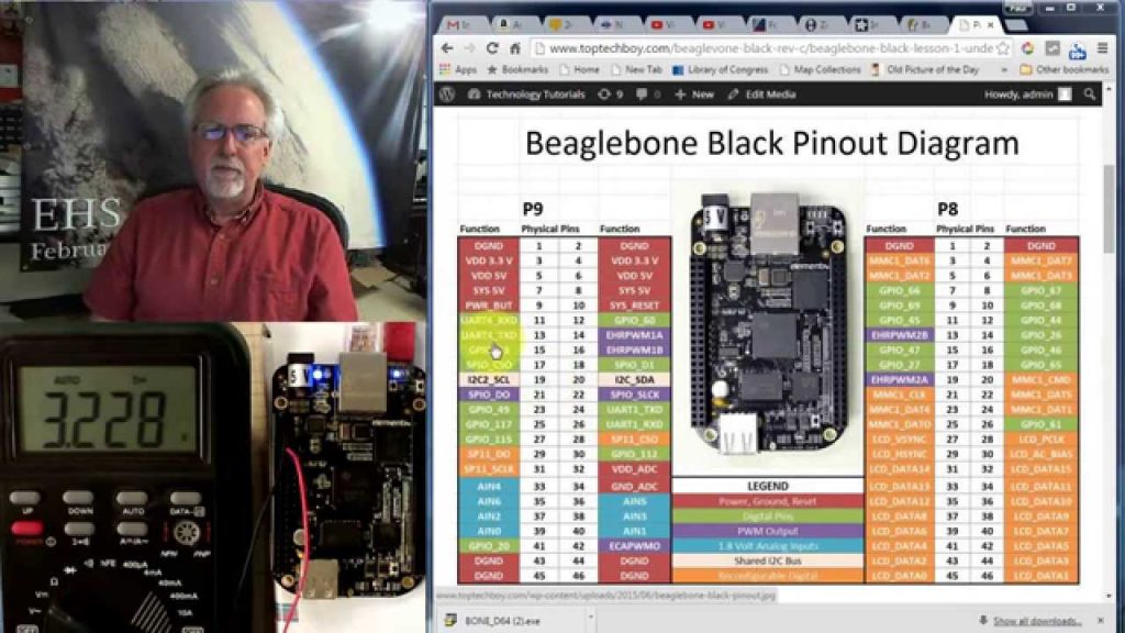 Beaglebone Black LECCIÓN 4: Escritura digital en los pines GPIO de Python