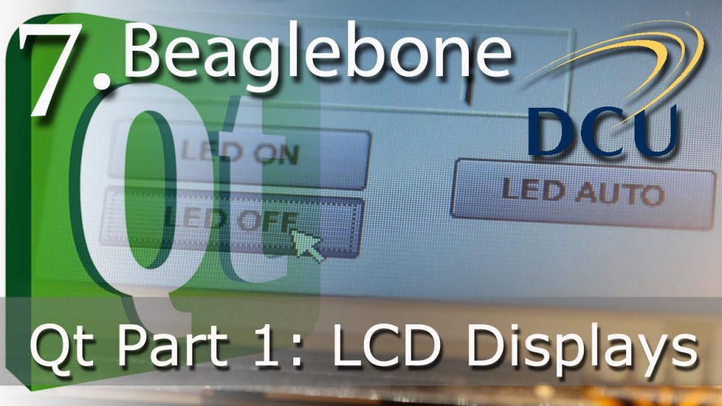 Beaglebone: aplicaciones de GUI de pantalla táctil LCD para Linux embebido