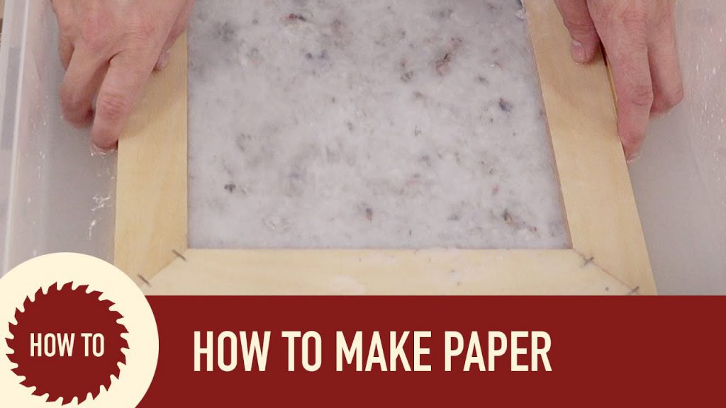 Cómo hacer papel (de papel reciclado)