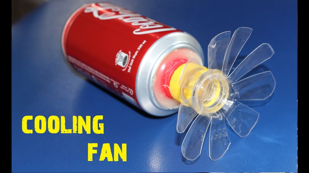 Cómo hacer un ventilador de refrigeración utilizando latas de Coca-Cola