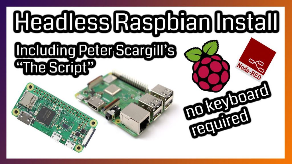 Instalación headless de Raspbian y el script de Peter Scargill en Raspberry