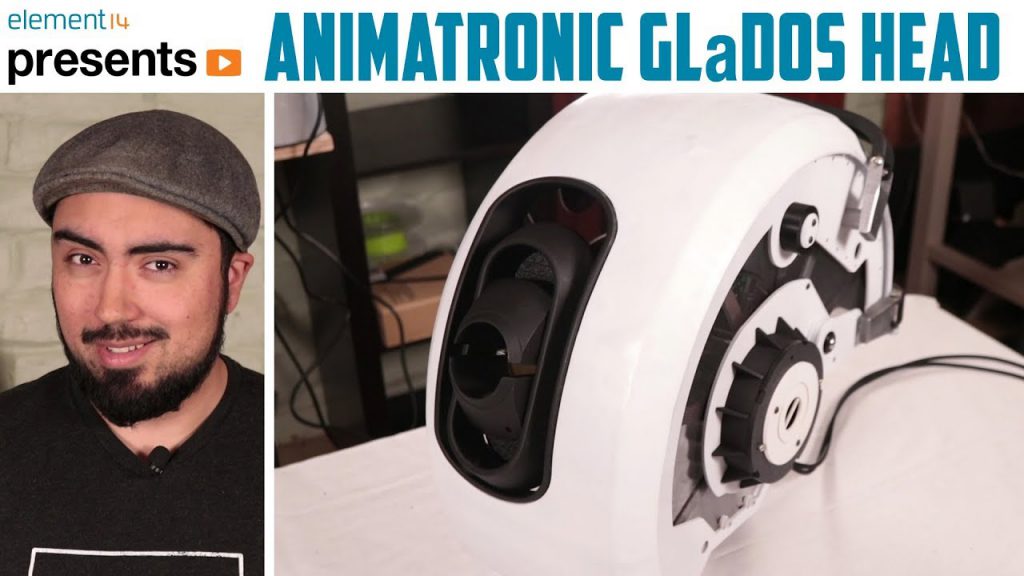 Cabeza animatronic GLaDOS con Raspberry Pi
