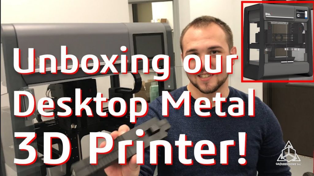 ¡Desempaquetando nuestra impresora 3D de metal de mesa!