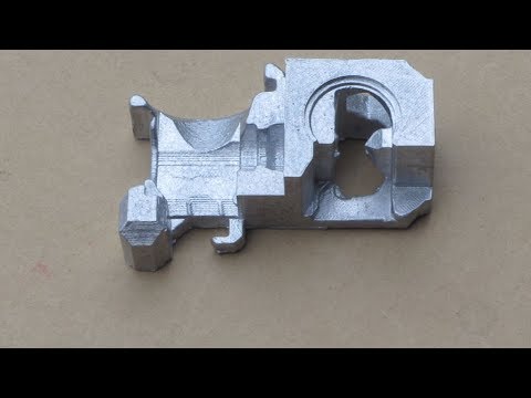 Metal Casting at Home Part 77 Lost PLA / Greensand Casting para