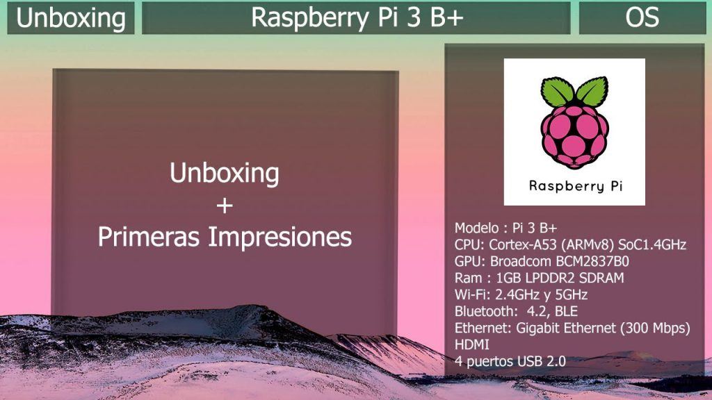 Unboxing Raspberry Pi 3 B+