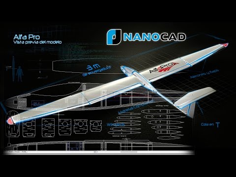 Diseña tus propios planos de aviones y drones | NanoCAD (Software libre)