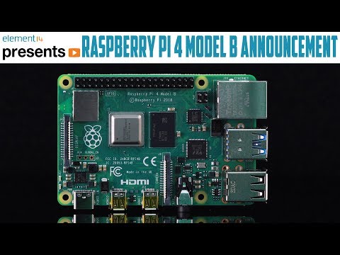 Video de Anuncio de la Frambuesa Pi 4 Modelo B