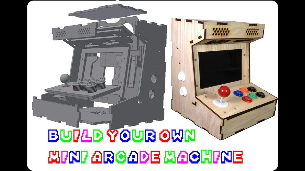 DIY Mini Arcade Cabinet (Porta Pi 9 pulgadas) Guía de montaje Actualización!
