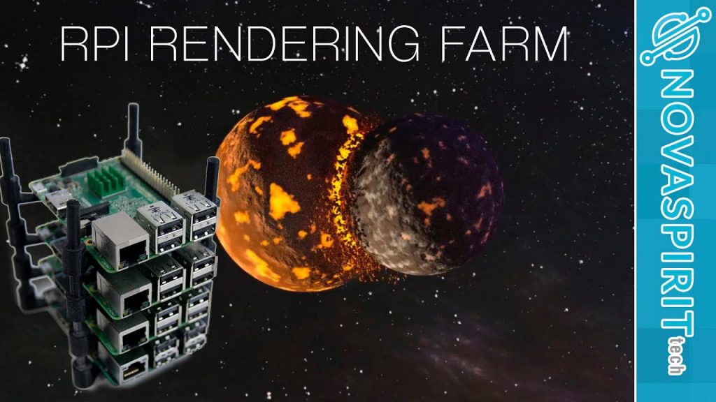 Raspberry Pi Cluster Blender Rendering Farm