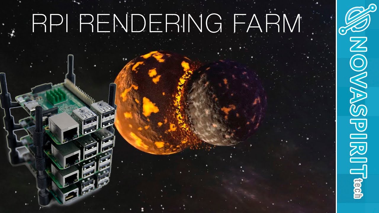 Raspberry pi cluster blender rendering farm 4youmaker