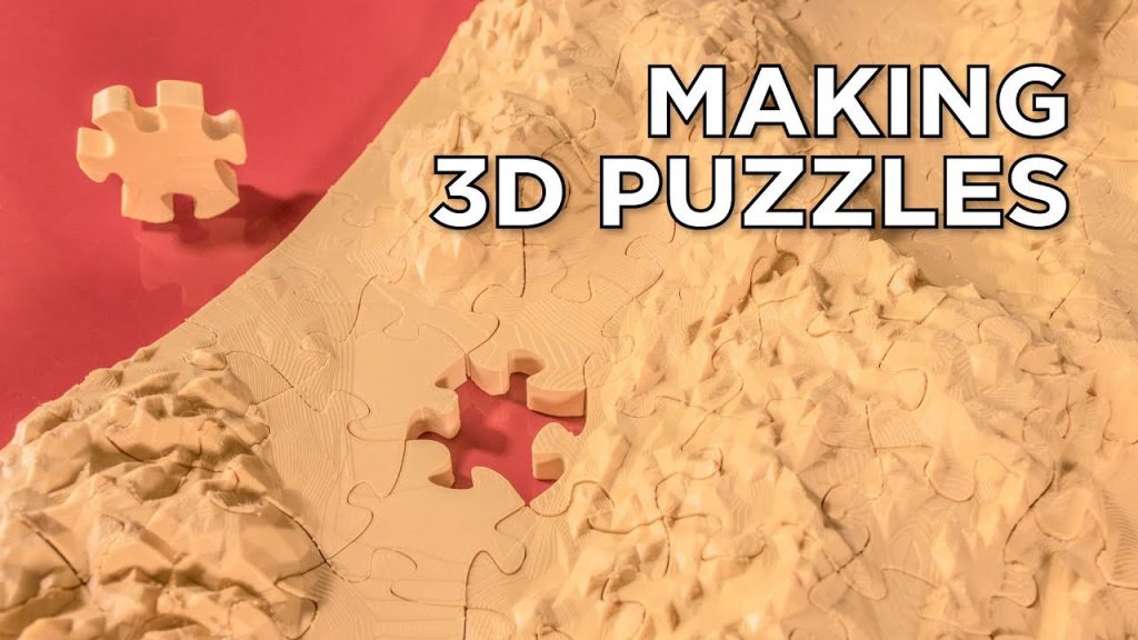 Cómo hacer tus propios puzzles impresos en 3D