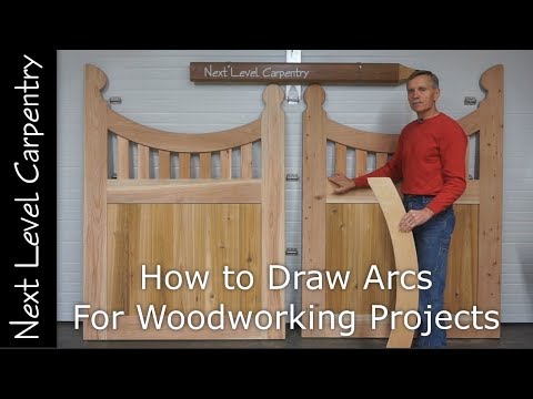 Cómo dibujar arcos para proyectos de carpintería