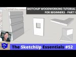 SketchUp Tutorial de carpintería para principiantes – Parte 1