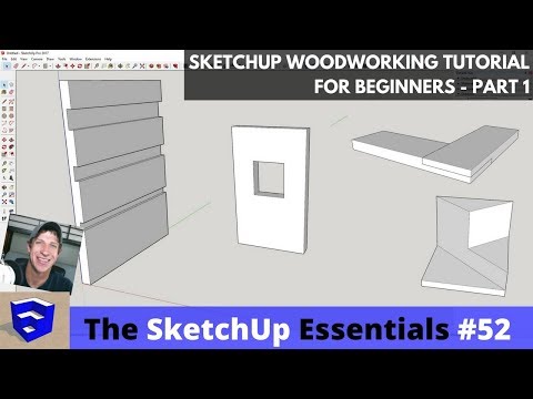 SketchUp Tutorial de carpintería para principiantes – Parte 1