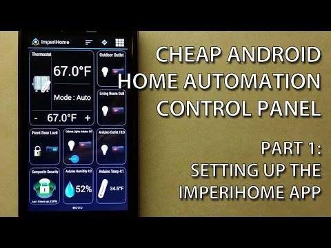 Panel de control de automatización del hogar Android, parte 1: configuración de