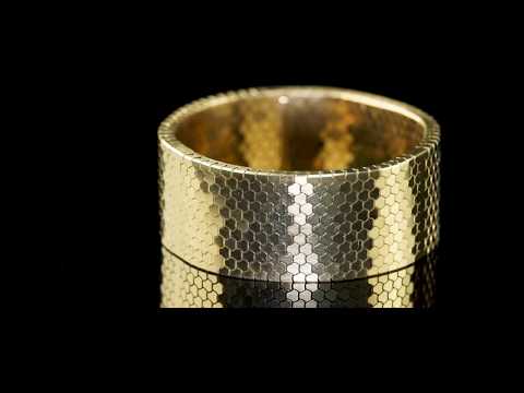 Cooksongold hace una pulsera de oro de 18 quilates con tecnología de
