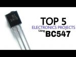 TOP 5 proyectos de electrónica con el transistor BC547 | Proyectos del