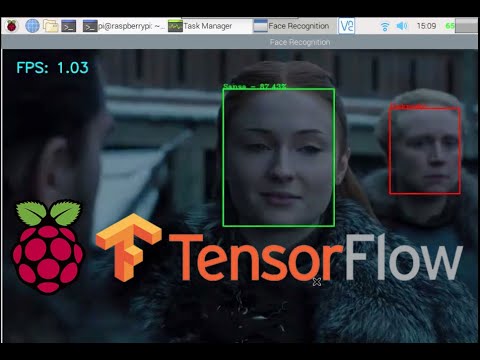 Reconocimiento facial con Raspberry pi 4 TensorFlow