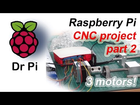 Proyectos Raspberry Pi – CNC parte 2 – 3 motores!