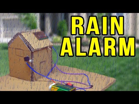 Cómo hacer un detector de lluvia con alarma – proyectos electrónicos