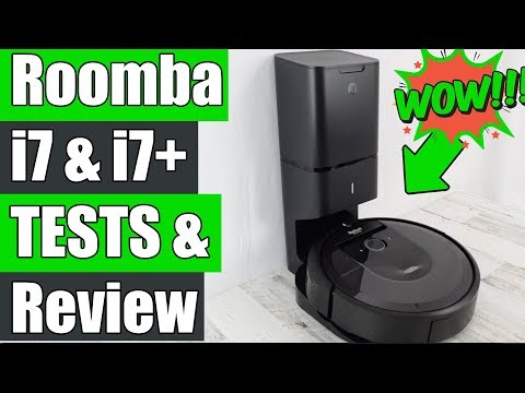 IRobot Roomba i7 + vacío Robot Revisión y pruebas con / base